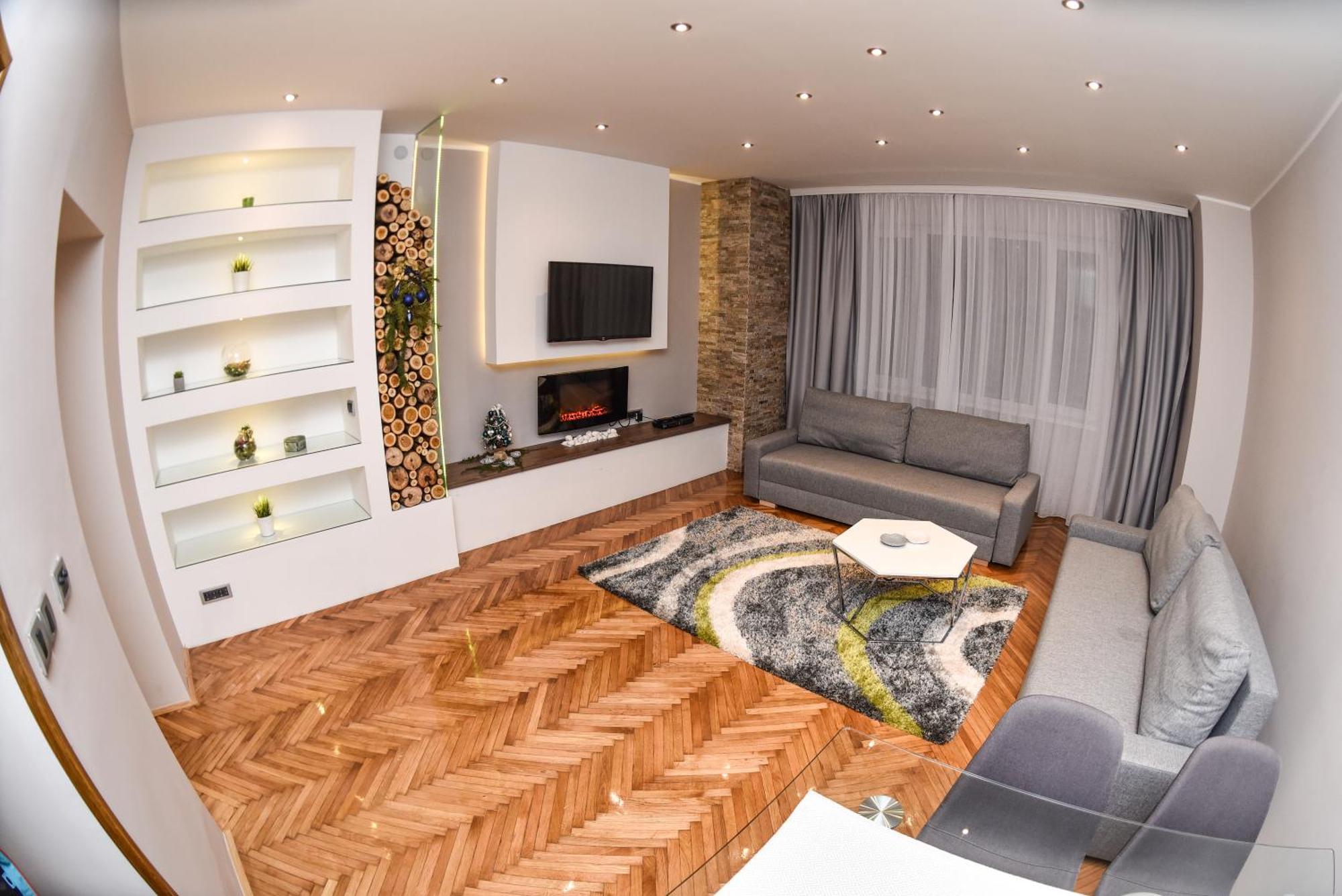 Chimney Modern Apartment Нови-Сад Экстерьер фото