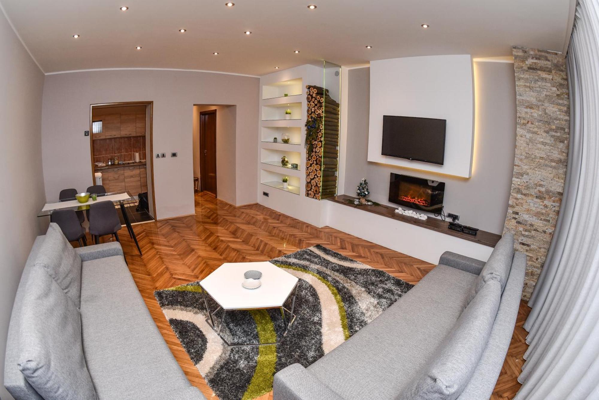 Chimney Modern Apartment Нови-Сад Экстерьер фото